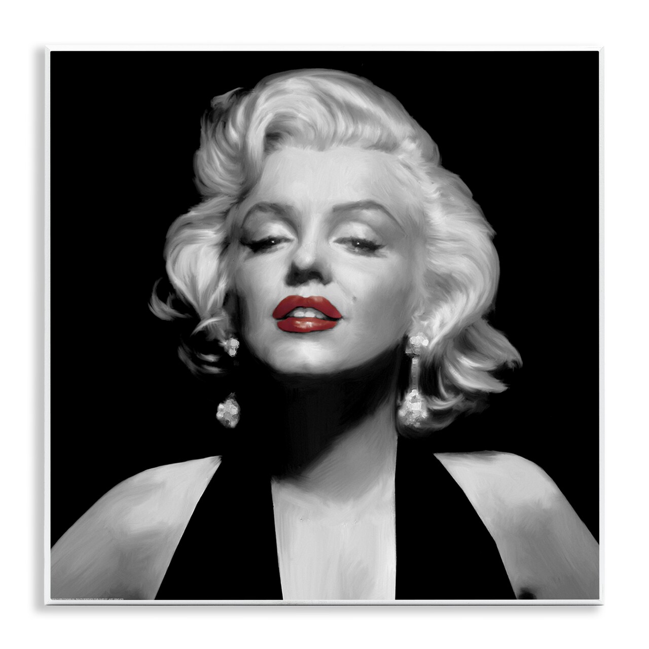 Stupell Industries Halter Top Marilyn Portrait Wall Plaque By Jadei Graphics